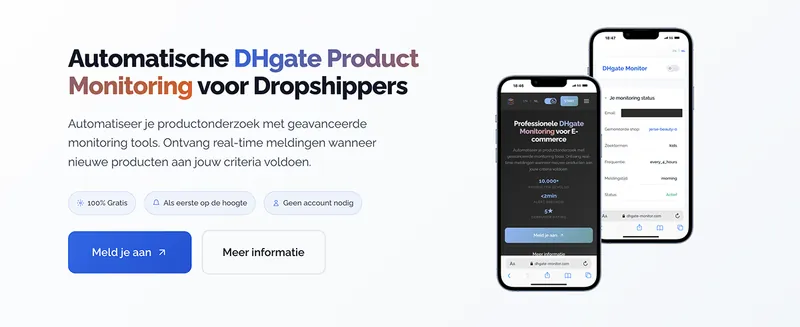 DHGate Monitor Dashboard